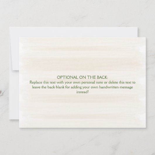 Fiesta Cactus Boho Bruiloft Feest Dank Je Bedankkaart (Achterkant)