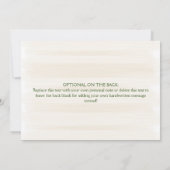 Fiesta Cactus Boho Fête des mariées Merci (Dos)