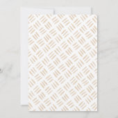 Fiesta Cactus Boho Girl Birthday Party Kaart (Achterkant)