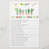 Fiesta Cactus die het beste spel kent (Voorkant)