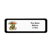 Fiesta Cactus met gitaar & danspeppers Etiket (Voorkant)