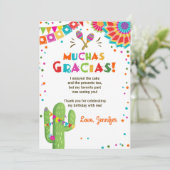Fiesta Cactus Mexicaanse Nacho Gemiddelde Muchas G Kaart (Staand voorkant)