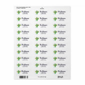 Fiesta Cactus Retouradres Labels (Full Sheet)