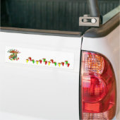 Fiesta Cactus w/Sombrero & Guitar Bumpersticker (Op Truck)