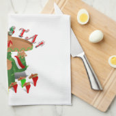 Fiesta Cactus w/Sombrero & Guitar Theedoek (Quarter Fold)