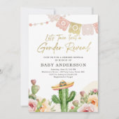 Fiesta Cactus Waterverf Baby Kaart (Voorkant)