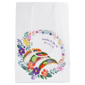 FIESTA Cactussen Folkart Bloemen Aangepast Medium Cadeauzakje (Achterkant)