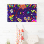 Fiesta Celebration Birthday Party Cinco de Mayo Spandoek (Insitu)