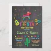 Fiesta Chalk Pinata Couples Parents Baby shower Kaart (Voorkant)