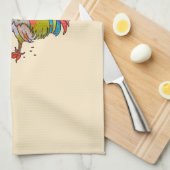 Fiesta Chickens Towel 16 x 24 inch Theedoek (Quarter Fold)