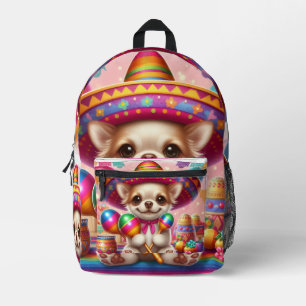 Fiesta Chihuahua Bedrukte Rugzak