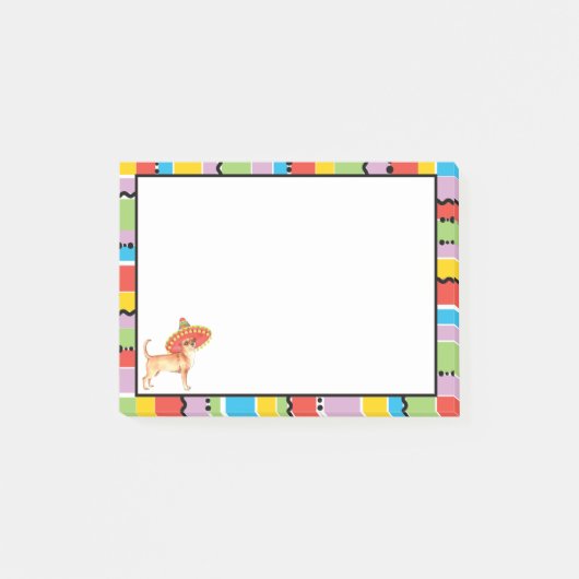 Fiesta Chihuahua Post-it® Notes (Voorkant)