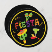 FIESTA Cinco de Mayo Uitnodiging voor het Feest (Voorkant / Achterkant)