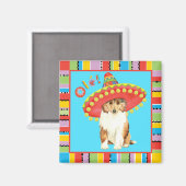 Fiesta Collie Magnet Magneet (Voorkant / Achterkant)