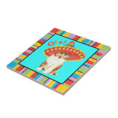 Fiesta Collie Tile Tegeltje (Zijkant)