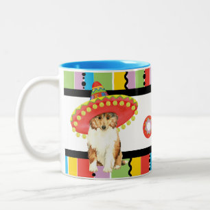 Fiesta Collie Two-Tone Coffee Mok