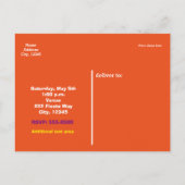 Fiesta Colorée Cinco De Mayo Invitation Carte Post (Dos)