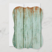 Fiesta couples douche invitation avec cactus (Dos)