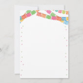 Fiesta Couples Douche Invitation Thème Mexicain (Dos)