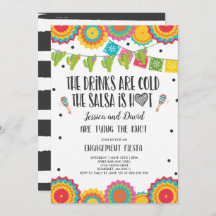 Fiesta Couples Engagement Party Bridal Fiesta Invi Kaart