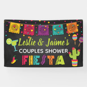 Fiesta Couples Shower Banner met Margarita