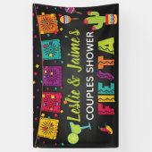 Fiesta Couples Shower Banner met Margarita (Verticaal)