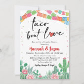 Fiesta Couples Shower Invitation Mexican Theme Kaart (Voorkant)
