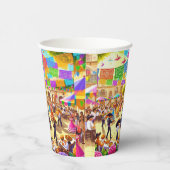 Fiesta Cup Papieren Bekers (Rechts)