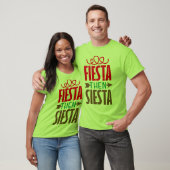 Fiesta daarna siesta t-shirt (Unisex)