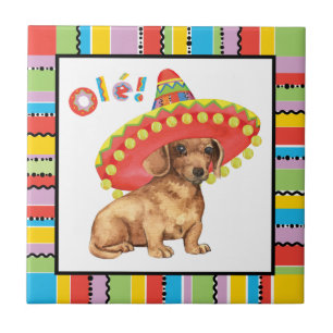 Fiesta Dachshund Tegeltje