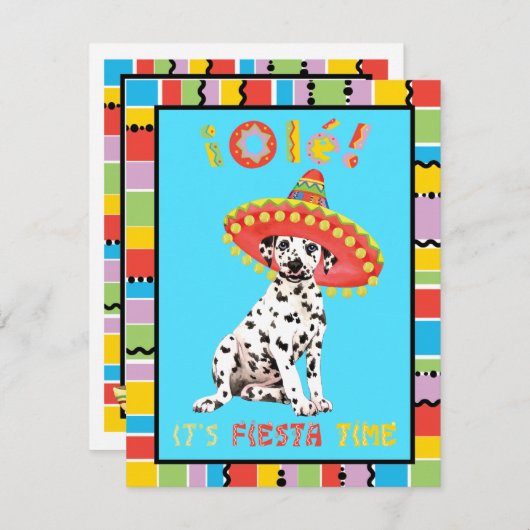 Fiesta Dalmatian Kaart (Voorkant / Achterkant)