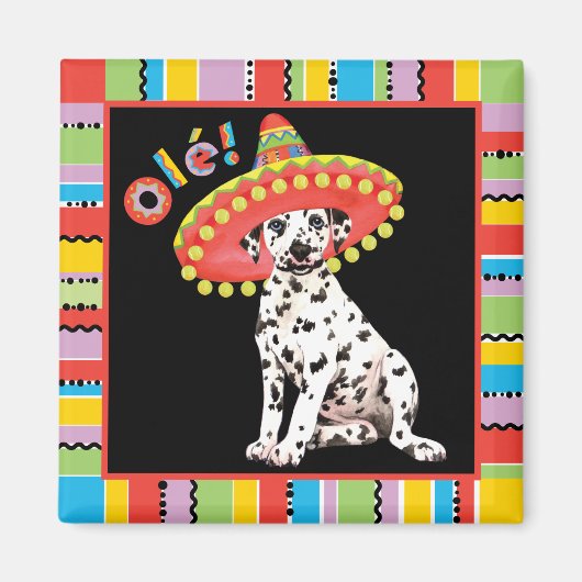 Fiesta Dalmatian Magneet (Voorkant)