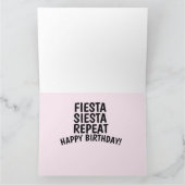 FIESTA DE BANDE MEXICAINE ! CARTES D'ANNIVERSAIRE  (Intérieur)