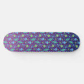 Fiesta de calaveras skateboard (Horizontaal)