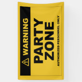 Fiesta de cumpleaños Construcción Party Zone Spandoek (Verticaal)