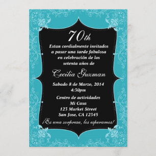 Fiesta de cumpleaños invitación/Birthday Party Kaart