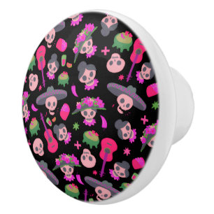 Fiesta De Los Muertos Keramische Knop