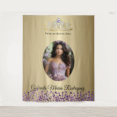 Fiesta de Quinceaña Wandkleed (Voorkant)