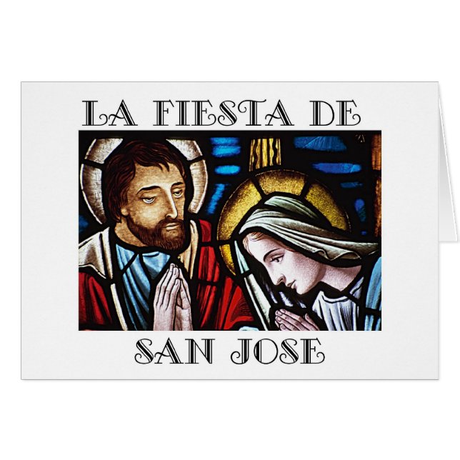 Fiesta de San Jose - Feast of St. Joseph (Voorkant Horizontaal)