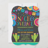Fiesta Engagement Invitation Nacho Moyenne Party (Devant)