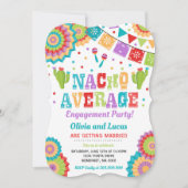 Fiesta Engagement Invitation Nacho Moyenne Party (Devant)