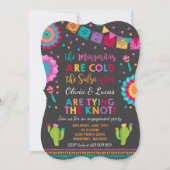 Fiesta Engagement Party Invitation Parti Mexicain (Devant)