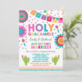 Fiesta Engagement Party Invitation Saint-Guacamole (Debout devant)