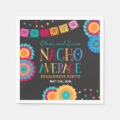 Fiesta Engagement Party Napkin Nacho Gemiddelde Pa Servet (Voorkant)