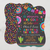 Fiesta Engagement Party nodigt Mexicaanse partij u Kaart (Voorkant / Achterkant)