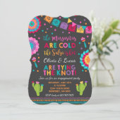 Fiesta Engagement Party nodigt Mexicaanse partij u Kaart (Staand voorkant)