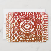 Fiesta Engagement Party nodigt Mexicaanse partij u Kaart (Achterkant)