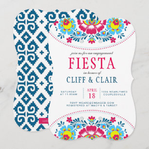 Fiesta Engagement Party Uitnodiging
