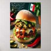 Fiesta Firecracker Burger 24x36 Poster (Voorkant)