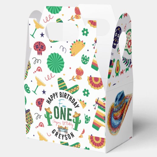 Fiesta First | 1e verjaardag Bedankdoosjes (Geopend)